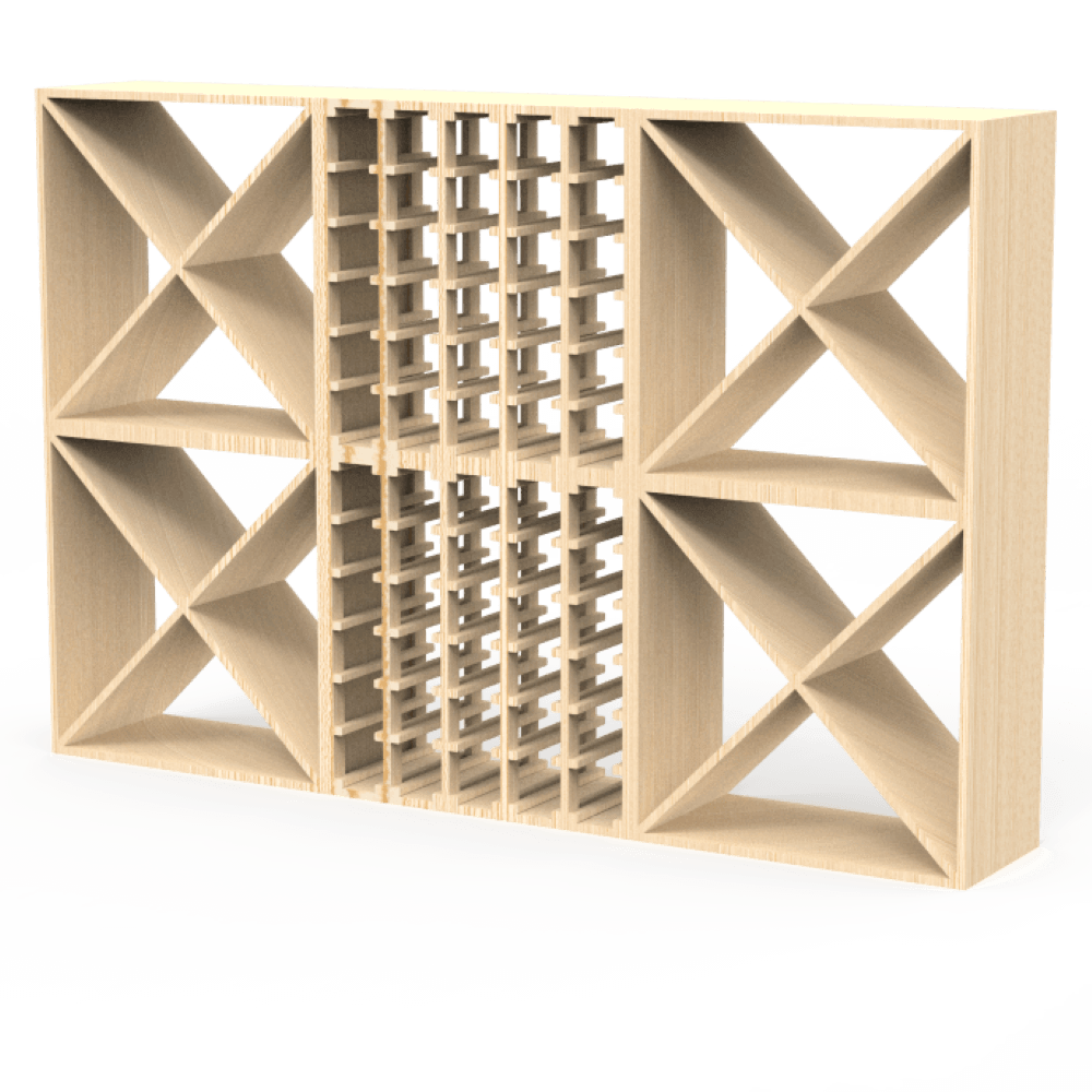 Wine Cellar Kit - 156 Bottles - Natural Finish