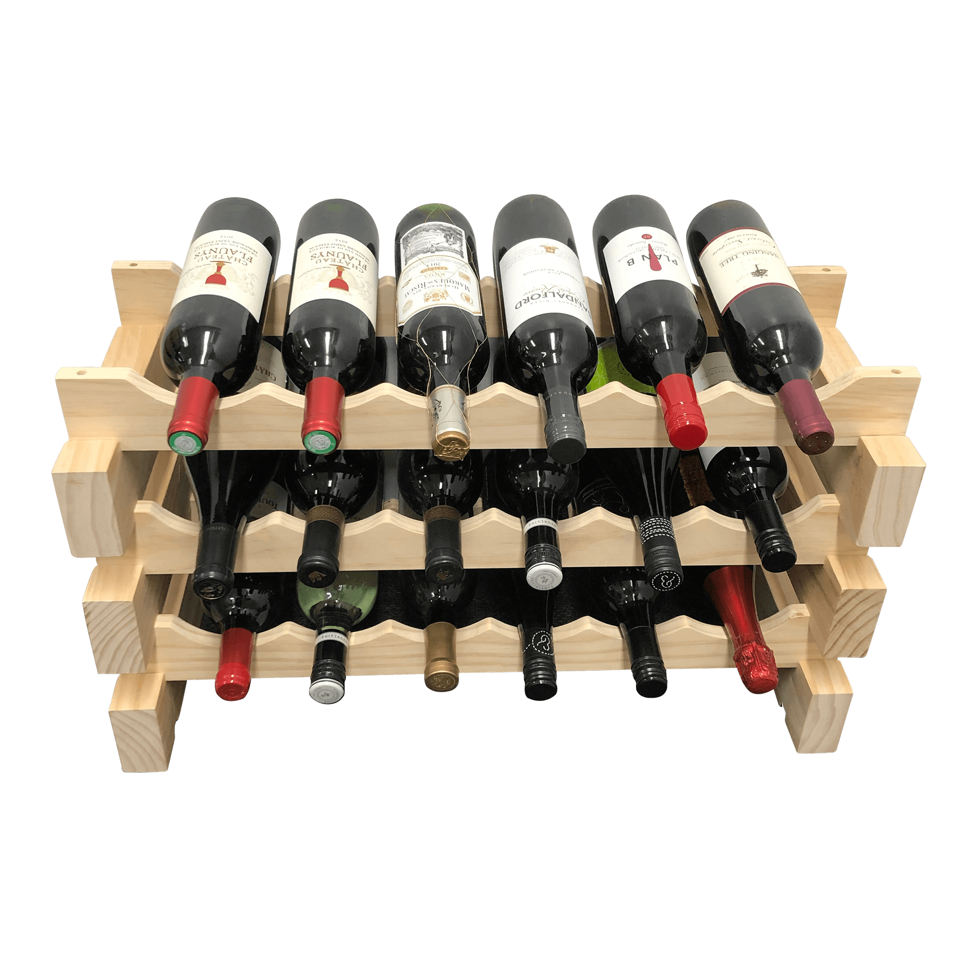 18 Bottle Modular Wine Rack