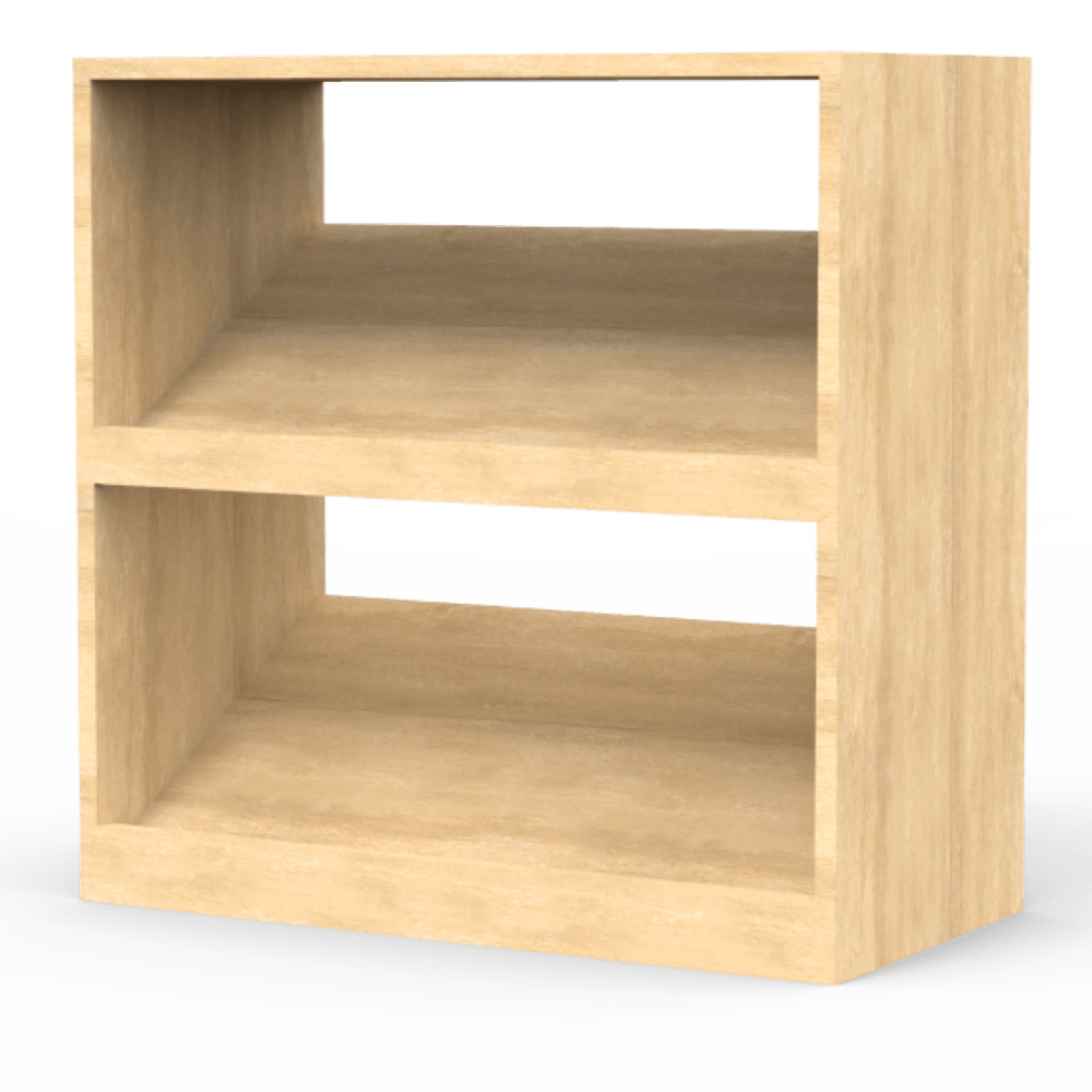 Wine Display Cube - Natural Finish