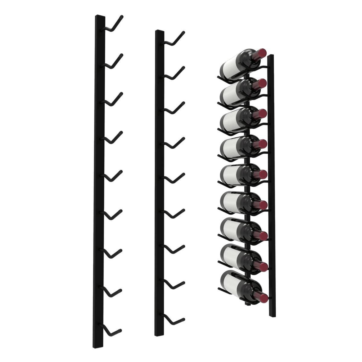 Wall Mounted Wine Rack - Style 1 - Wine Stash